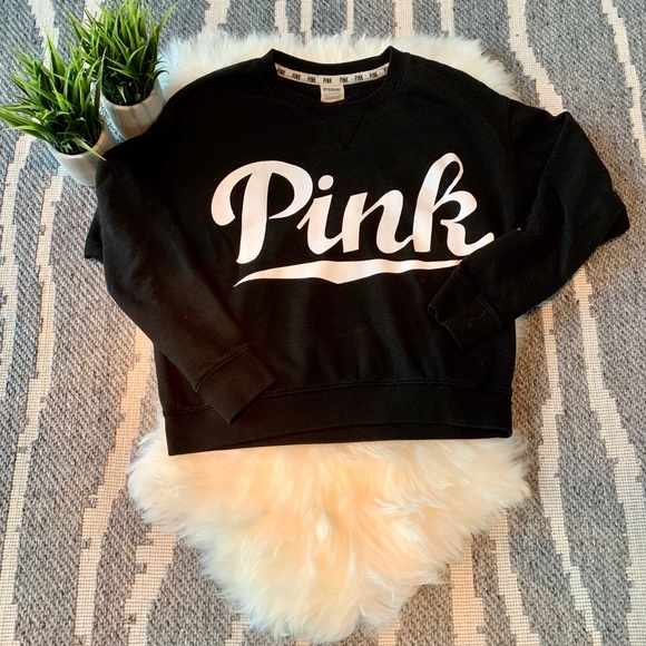 PINK Victoria's Secret Sweaters - Victoria’s Secret PINK sweatshirt🖤🤍